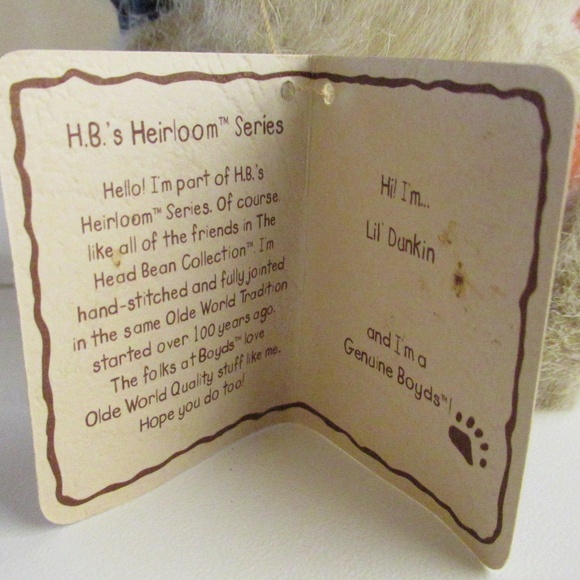 Retired Boyds Bear "Lil Dunkin" - Picture 7 of 9